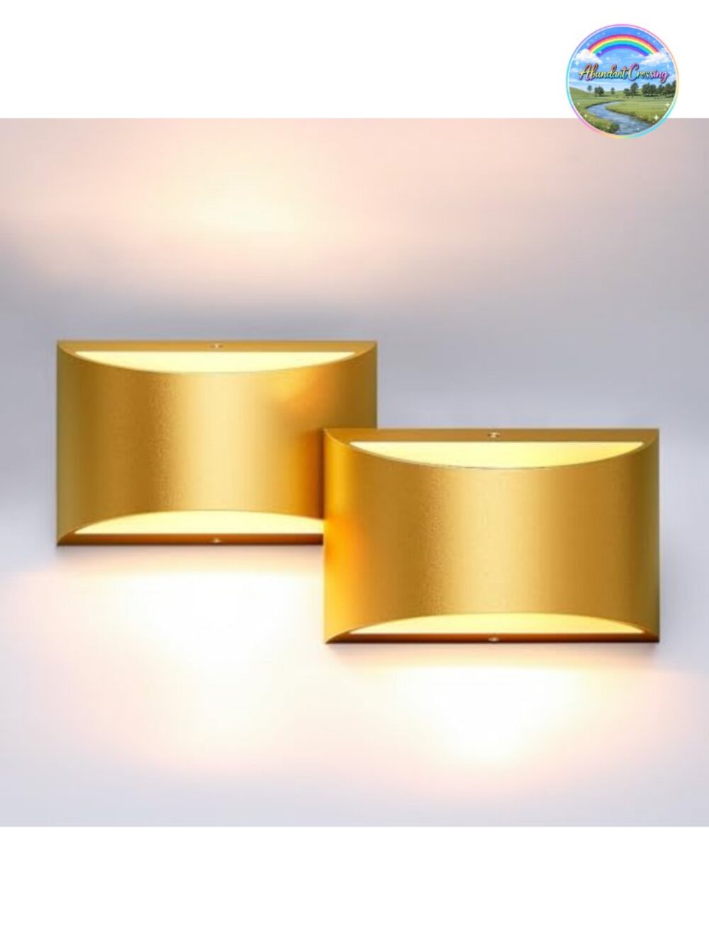 Mid Century Modern Gold Wall Sconces Set of 2 Hardwired Indoor LED with G9 Bulbs